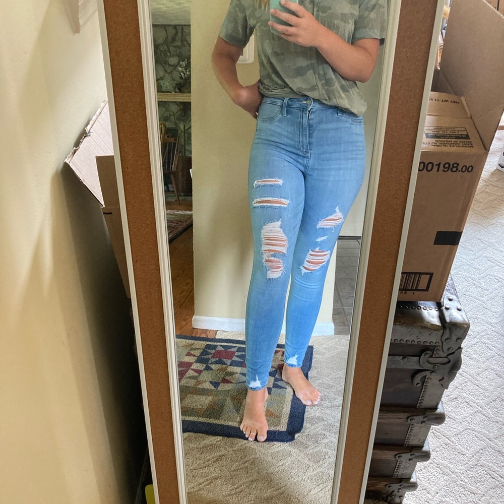 Hollister ultra high rise jegging